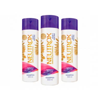 Imagem de Shampoo Neutrox Hidratação Poderosa Mar e Piscina Com Proteção Solar e Hidrata 300ml (Kit com 3)