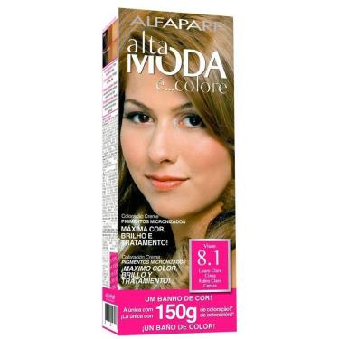 Imagem de Tintura Alta Moda Louro Claro Cinza 8.1