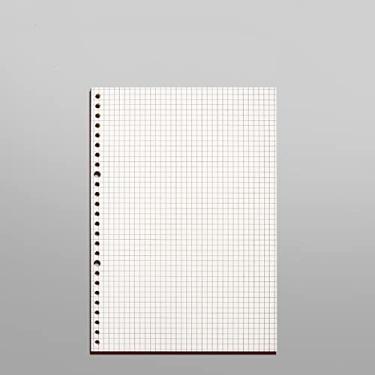 Imagem de 60 folhas de fichário caderno espiral fichário espiral 26 furos plano diário a4 a5 b5 linha de grade núcleo papelaria, grade, a5