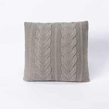 Imagem de Capa de Almofada Trico 45x45cm Sala Sofa Cama Tricot Viena