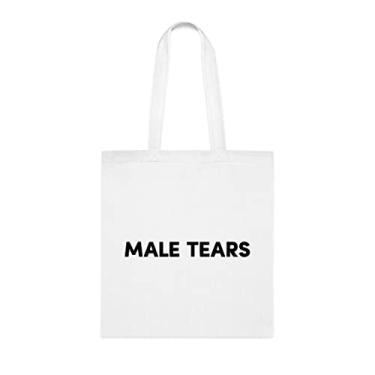 Imagem de Sacola de lágrimas masculinas, presente de lágrimas masculinas, bolsa de ombro de lágrimas masculinas, sacos reutilizáveis de lágrimas masculinas, ideia de presente de cesta de Natal