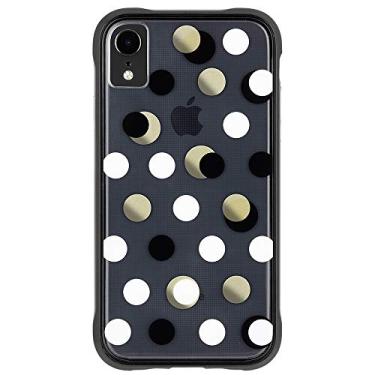 Imagem de Case-Mate - Capa para iPhone XR - PAPES DE PAREDE - iPhone 6.1 - Pontos metálicos pretos, modelo: CM038122