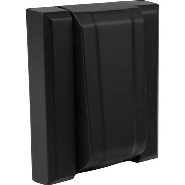 Imagem de Acabamento Válvula Descarga Metal Preto Fosco