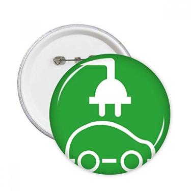 Imagem de Plugue de desenho animado veículos de energia proteger o meio ambiente pinos redondos crachá botão decoração acessório 5 peças