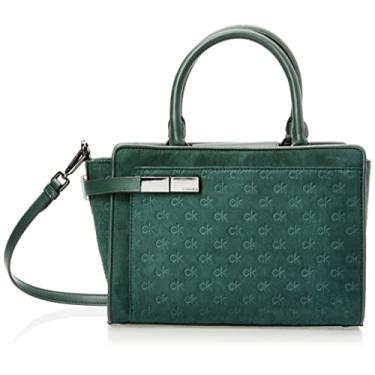 Imagem de Calvin Klein Bolsa Jade sob medida, Deep Forest Emboss, One Size