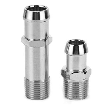 Imagem de Camrusic Conector de mangueira de aquecedor 2 peças - Conexões de mangueira de aquecedor para bomba de água de 3/4 pol. Acessório automotivo de admissão de 5/8 pol.