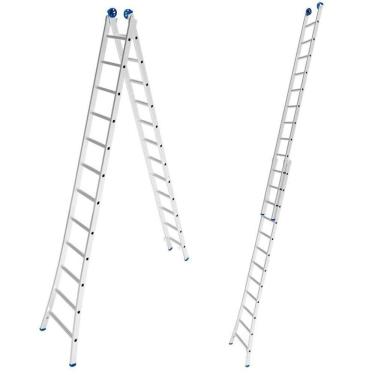 Imagem de Escada de Alumínio Extensiva 2 x 12 Degraus 3,65 x 6,17 Metros MOR