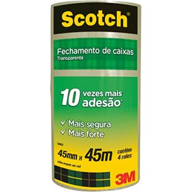 Imagem de Scotch, 3M, Fita Empacotamento Transparente 45Mm X 45M 4 Unidades