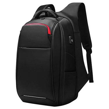 Imagem de Mochila de alpinismo durável, mochila de viagem, confortável e resistente, conveniente para carregar, bolsa para a escola, para a faculdade, compras, ciclismo ao ar livre, preta