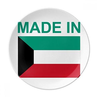 Imagem de Prato de sobremesa feito no Kuwait Country de porcelana decorativa de 20 cm para jantar em casa