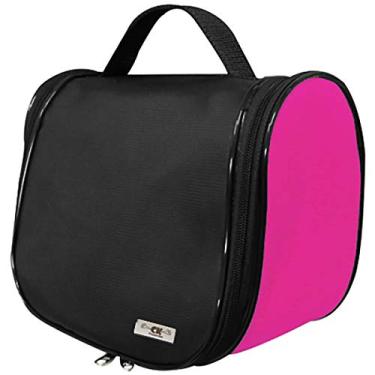 Imagem de Necessaire Feminina Rosa Organizadora Acessórios Maquiagens