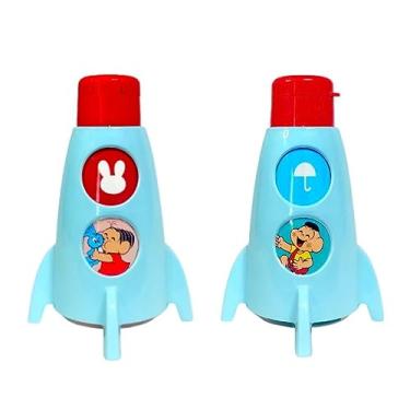 Imagem de 2 Garrafas Foguete Infantil E Adulto Turma Da Mônica 530ml Plasútil