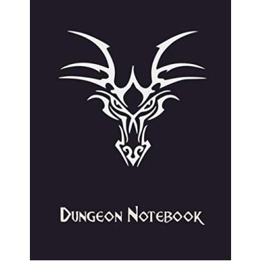 Imagem de Dungeon Notebook: The Essential Tool For DMs & Gamers, Ruled & Grid Paper for Campaigns, Mapping and World Building, Dragon Design