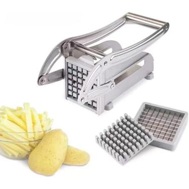 Imagem de Cortador Picador Industrial De Batata Inox