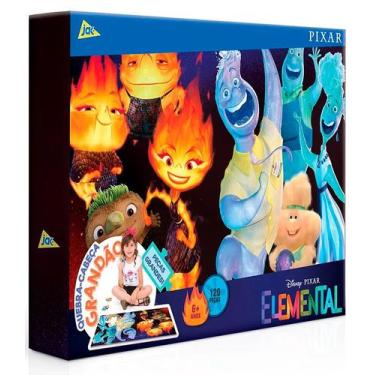 Imagem de Quebra Cabeça Elementos 120 Peças Grande Puzzle Disney Pixar - Toyster