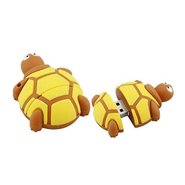 Imagem de OneSquareCore Pen Drive USB 2.0 em forma de lutador de 16 GB, pen drives USB Memory Sticks USB Flash Disk PenDrive Pen Drive U Disk com corrente (marrom)