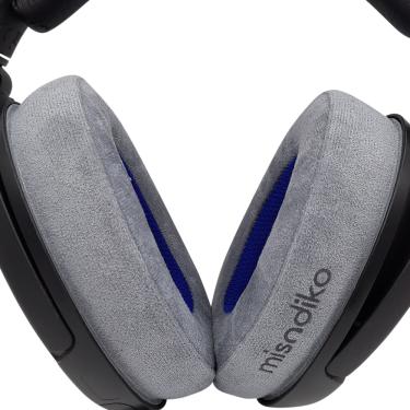 Imagem de Misodiko atualizado almofadas de ouvido substituição para sennheiser hd380 pro  hd555  hd558  hd559