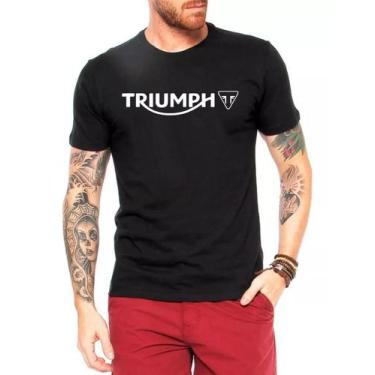 Imagem de Camiseta Personalizada Moto Triumph 100% Algodão - Lgamn