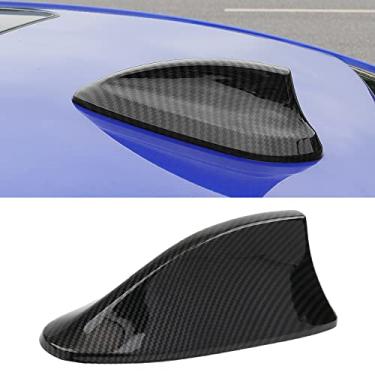 Imagem de Capa de antena de barbatana de tubarão para carro, base aérea de teto de carro com fita adesiva, capa em forma de barbatana de tubarão, serve para a maioria dos sedãs, SUV, vans, acessórios de carro
