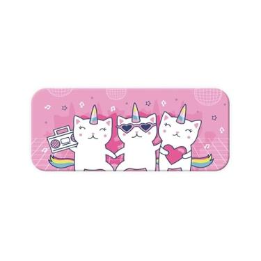 Imagem de Mouse Pad Gamer Gatinho Unicornio cute 90x40 speed mousepad gamer Extra Grande (8)