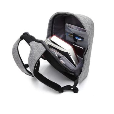 Imagem de Mochila para notebook, bolsa anti-roubo, poliéster repelente de água