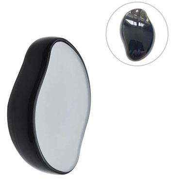 Imagem de Pedra Depiladora Cristal Magico Esfoliante Reutilizavel Rosto Maos Braços Pernas Axilas Depilaçao Higiene Pele