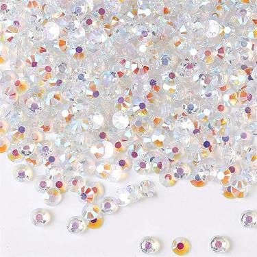 Imagem de 3000 peças SS6 2 mm Flatback Strass AB Clear Round Gems Cristais para Nail Art DIY Crafts Roupas Sapatos Bolsas (AB)