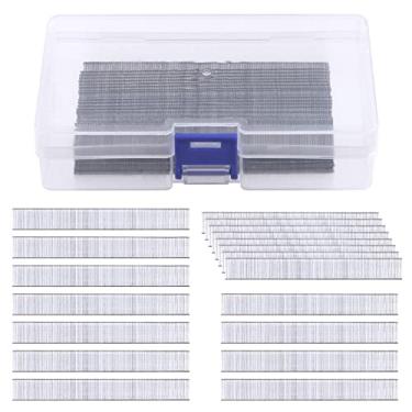 Imagem de Keadic Prego Brad calibre 18 de 5/20.3 cm F15 aço galvanizado acabamento reto, pregos para pistolas de acabamento elétrico, pregos para moldes, trilhos de móveis, instalação de armários