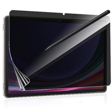 Imagem de Anbzsign [Pacote com 2 para Samsung Galaxy Tab S10 Plus/Tab S9 Plus/Tab S9 FE+ (2023) / Tab S8 Plus / S7 Plus/ S7 FE 5G Protetor de tela de privacidade, anti-espião com rigidez 9H flexível.