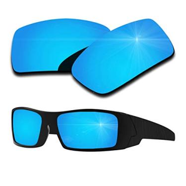 Imagem de Lentes de reposição polarizadas para Oakley Gascan - Revestimento espelhado azul gelo
