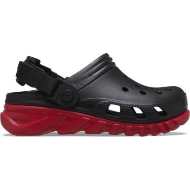 Imagem de Sandália crocs duet max ii clog t black/varsity red-Masculino