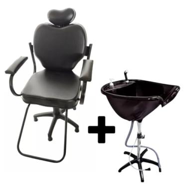Imagem de HENVIFER, Kit Salão Lavatório Portátil + Cadeira Henvifer