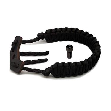 Imagem de HZUTUZH 250 Paracord Bow Arco de Pulso – Composto de Sobrevivência Multifuncional para Caça e Tiro – Sem necessidade de Estabilizador – Comprimento Sucessivo-20 pés, CARBON BLACK