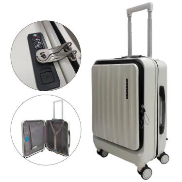 Imagem de Mala De Viagem Bordo Luxo Cadeado Embutido Rodas 360 Up4You