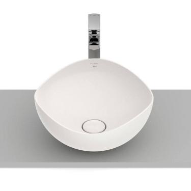 Imagem de Kit 2 Cubas de Apoio 37,5x37,5cm Ruy Ohtake Roca Bege