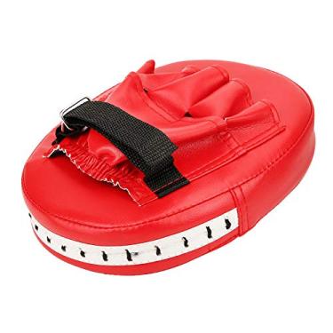 Imagem de Luva de Alvo de Boxe Almofada de Mão Equipamento Adulto para Ing da Taekwondo Preto da Taekwondo Almofada de Alvo (Vermelho)