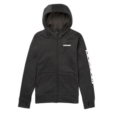 Imagem de Burton Moletom infantil Oak com zíper completo, mesclado preto verdadeiro, M