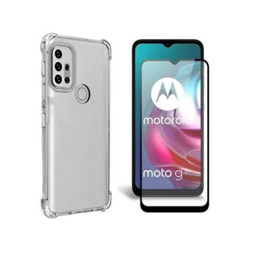 Imagem de Capa Transparente Motorola Moto G10/G30 + Película de Vidro 3d 5d - Im