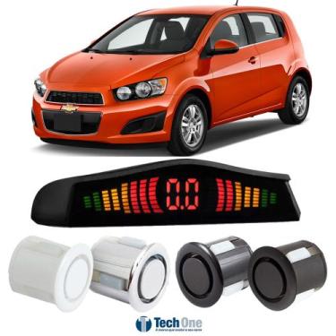 Imagem de Sensor De Estacionamento Ré Display Led Chevrolet Sonic - Tech One, Ve