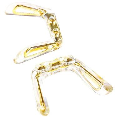 Imagem de 10 Ponte Plaqueta Peça Reposição Nariz Anatômica Silicone óculos grau 