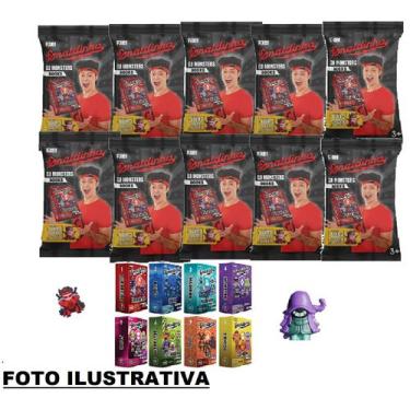 Imagem de 5 Mini Livros + 5 Gogos Elo Monster Enaldinho Coleção São 5 Envelopes 