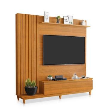 Imagem de Rack Painel Para Sala Ripado Jakarta Para TV até 65 Polegada - Luapa M
