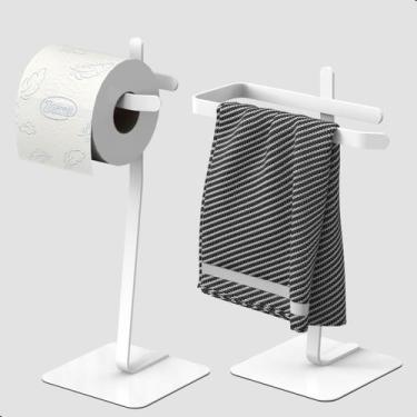 Imagem de Porta Papel Higiênico de Chão e Porta Toalha Lavabo Oslo.S - S3GShop, 