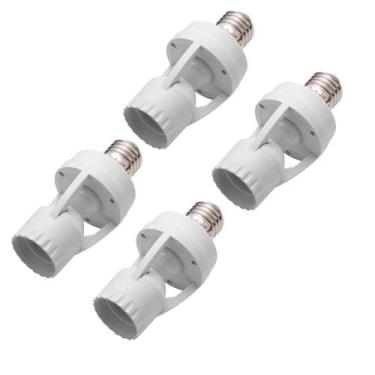 Imagem de Kit 4 Sensor De Movimento Para Lâmpada Soquete E27 C/ Fotocélula - new