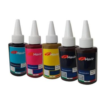 Imagem de Kit 5 Tinta Sublimática Original Havir Sublimação Transfer - HAVIIR