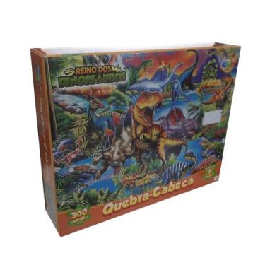 Imagem de Quebra Cabeça 300 peças Dinossauros GGB