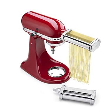 Imagem de KitchenAid Conjunto de acessórios para cortador de massa KSMPCA (2 peças), tamanho único, prata