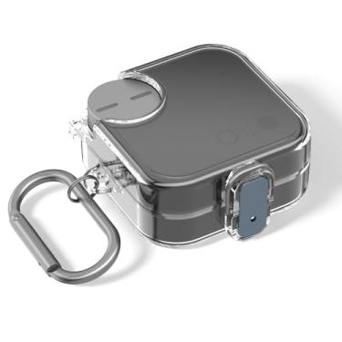 Imagem de Capa para CMF Buds Pro 2, capa de TPU transparente e protetora para fones de ouvido com carregamento CMF Buds Pro 2, sistema de bloqueio seguro com chaveiro (transparente)