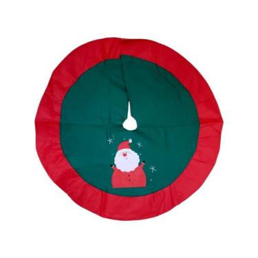 Imagem de Saia Árvore De Natal 80cm Feltro Tapete Decorativo Natalino - MultiA, 