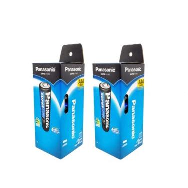 Imagem de 80 Pilhas Palito Aaa Panasonic 2 Caixas 40 Un Original Super Hyper